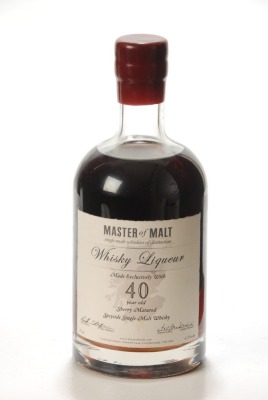 Sherry Matured Speyside Single Malt Whisky Liquer 40 Year (MoM) NV 70cl bt In Bond