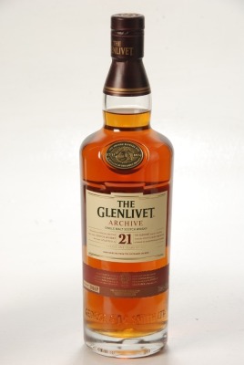 The Glenlivet Archive 21 Year Single Malt Whisky 43% NV 70cl bt In Bond