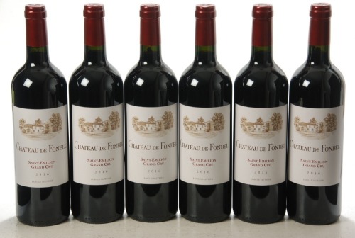 Château de Fonbel 2016 Saint Emilion 6 Bts In Bond