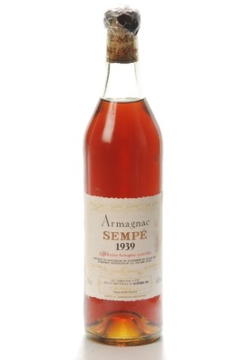 Armagnac Sempe 1939 70cl bt In Bond