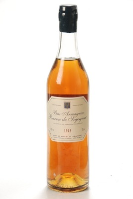 Bas Armagnac Baron de Sigognac 1949 70cl bt In Bond