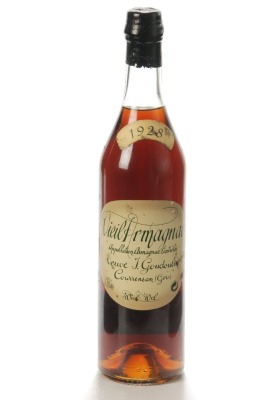Vieil Armagnac Veuve J. Goudoulin Armagnac 1928 70cl bt In Bond