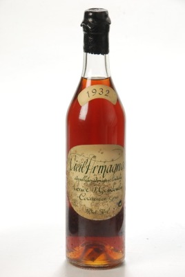 Vieil Armagnac Veuve J. Goudoulin Armagnac 1932 70cl bt In Bond