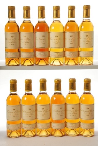 Chateau d' Yquem 1998 Sauternes 12 hf bts In Bond