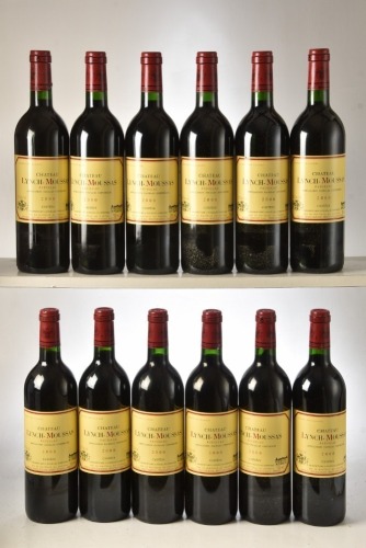 Chateau Lynch Moussas 2000 12 bts OWC