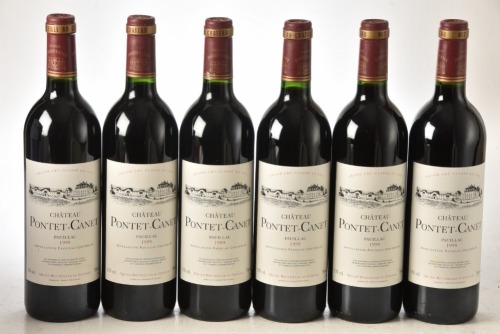 Chateau Pontet Canet 1999 Pauillac 6 bts
