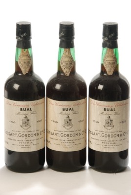 Cossart Gordon Duo Centenary Celebration Bual Solera 1845 Madeira 3 Bts