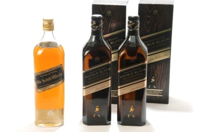 Johnnie Walker Double Black Blended Scotch Whisky 2 1 liter bts Johnnie Walker Black Label Old Scotch Whisky 1 1 Liter Bt Above 3 Bbts
