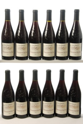 Chateauneuf-du-Pape Bargeton 2018 Patrick Lesec 12 Bts OCC In Bond