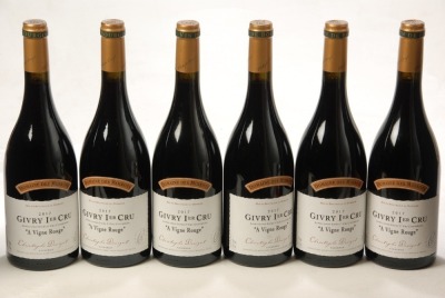 Givry 1er Cru A Vigne Rouge 2017 Christophe Denizot 6 Bts OCC In Bond