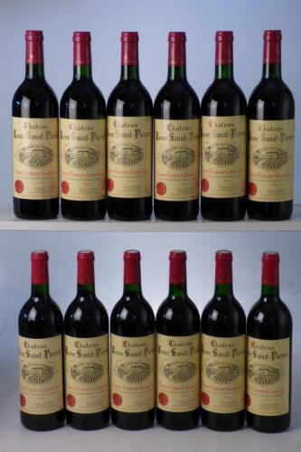 Chateau Tour St Pierre 1994 St Emilion Grand Cru 12 bts OWC