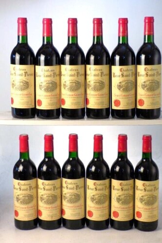 Chateau Tour St Pierre 1994 St Emilion Grand Cru 12 bts OWC