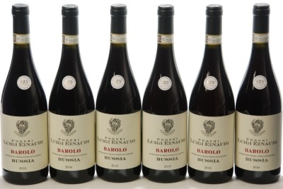 Barolo Bussia 2018 Luigi Einaudi 6 Bts OCC In Bond