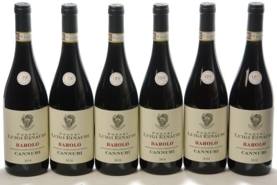 Barolo Cannubi 2018 Luigi Einaudi 6 Bts OCC In Bond