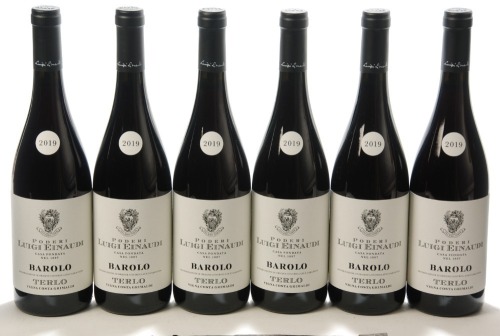 Barolo Terlo Vigna Costa Grimaldi 2019 Luigi Einaudi 6 Bts OCC In Bond