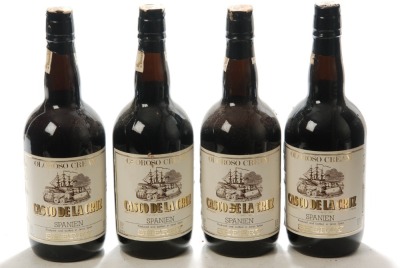 Casco de la Cruz Oloroso Cream Spanish Sherry NV 4 Bts