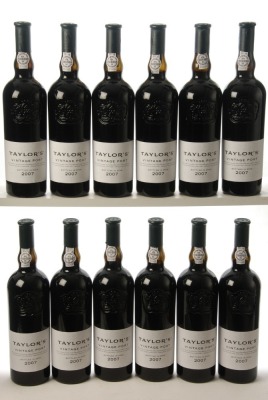 Taylors Vintage Port 2007 12 Bts (2x6 OWC)