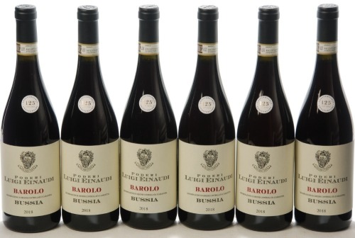 Barolo Bussia 2018 Luigi Einaudi 6 Bts OCC IN BOND