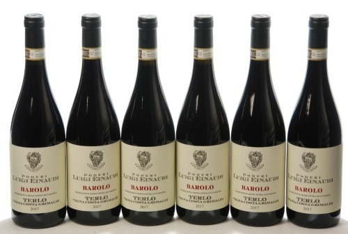 Barolo Terlo Vigna Costa Grimaldi 2017 Luigi Einaudi 6 Bts OCC IN BOND