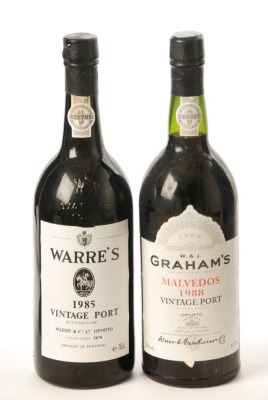 Warres Vintage Port 1985 1 bt Grahams Quinta dos Malvedos Vintage Port 1988 1 bt Above 2 Bts