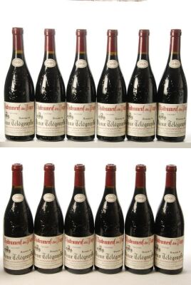 Chateauneuf du Pape 2005 Domaine du Vieux Telegraph 12 bts OWC From passive storage in South West Surrey