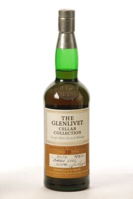 The Glenlivet Cellar Selection 1971 30 yr Old American Oak Finish Bottled 2001 70cl 48% Vol Signed by the head distiller sample No 2lgf901 1 bt