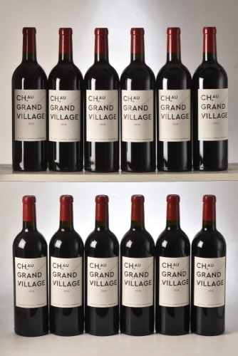 Château Grand Village Rouge 2018 12 bts (2 X 6 bts OCC)
