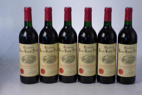 Chateau Tour St Pierre 1994 St Emilion Grand Cru 6 bts OWC