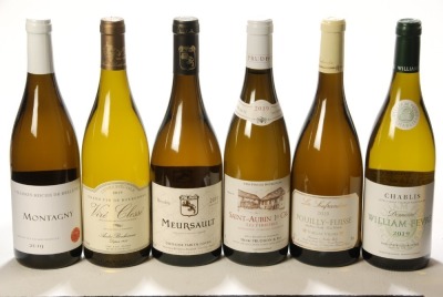 Vire Clesse Cuvee Speciale 2019 Domaine Andre Bonhomme 1 Bt Pouilly Fuisse Vieilles Vignes 2019 Domaine de la Soufrandise 1 Bt Saint Aubin 1er Cru Les Perrieres 2019 Domaine Henri Prudhon 1 Bt Chablis 2019 Domaine William Fevre 1 Bt Meursault 2019 Domaine