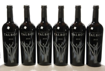Ch&acirc;teau Talbot 2018 Saint Julien 6 Bts OWC