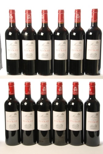 Madame de Pitray 2019 Castillon Cotes de Bordeaux 12 Bts OWC