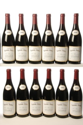 Cotes du Rhone Villages Saint Gervais Les Rouvieres 2016 Domaine Sainte Anne 12 Bts OCC