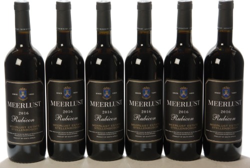 Meerlust Rubicon 2016 Stellenbosch 6 Bts OCC