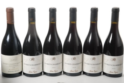 Gevrey Chambertin 2021 Domaine Jane Eyre 5 Bts Gevrey Chambertin 1er Cru Aux Combottes 2018 Domaine Arlaud 1 Bt Above 6 Bts