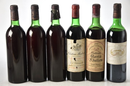 Mixed 1970's Classed Bordeaux Inc Margaux 1978