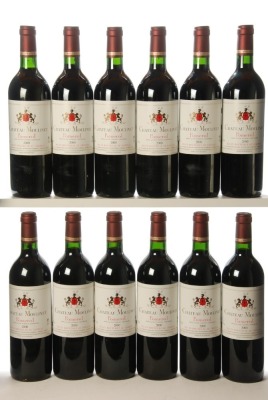 Chateau Moulinet 2000 Pomerol 12 Bts OWC