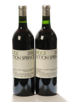 Ridge Lytton Springs 2016 Dry Creek Valley 2 Bts