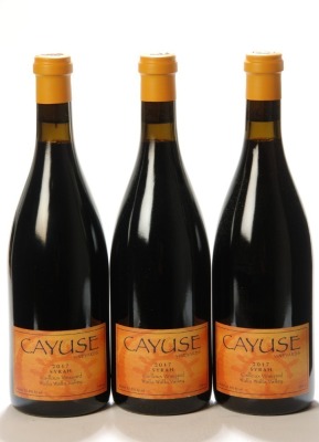 Cayuse Vineyards Cailloux Vineyard Syrah 2017 Walla Walla Valley 3 Bts OCC IN BOND