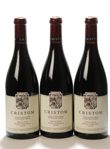 Cristom Eileen Vineyard Pinot Noir 2018 Willamette Valley 3 Bts IN BOND