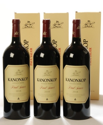 Kanonkop Paul Sauer 2018 Stellenbosch 3 Mags OCC IN BOND