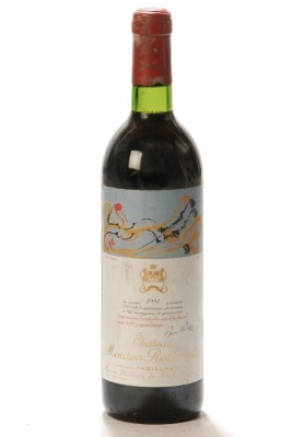 Chateau Mouton Rothschild 1981 Pauillac 1 Bt