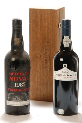 Quinta do Noval Vintage Port 1985 1 Bt Quinta da Vesuvio 2000 Vintage Port 1 Bt OWC Above 2 Bts
