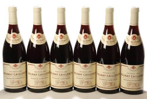 Volnay 1er Cru Caillerets Ancienne Cuvee Carnot 2010 Domaine Bouchard Pere et Fils 6 Bts OCC