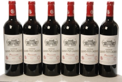 Chateau Grand Puy Lacoste 2007 Pauillac 6 Bts