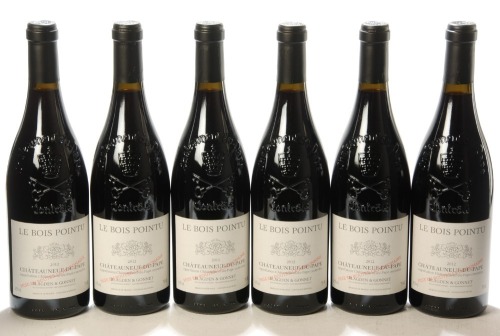 Chateauneuf du Pape 2012 Le Bois Pointu 6 Bts