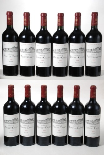 Chateau Pontet Canet 2009 Pauillac 12 bts OWC In Bond