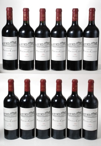 Chateau Pontet Canet 2009 Pauillac 12 bts OWC In Bond