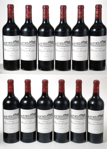 Chateau Pontet Canet 2010 Pauillac 12 bts OWC In Bond