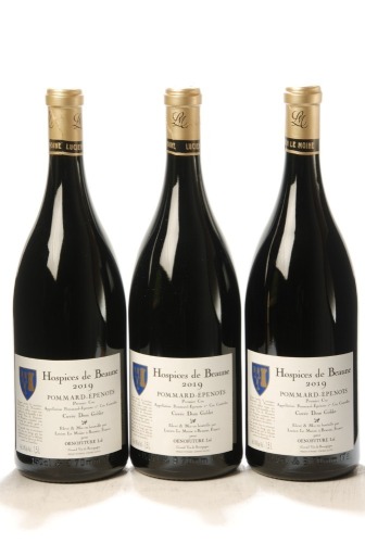 Pommard 1er Cru Les Epenots Cuvee Dom Goblet 2019 Hospices de Beaune 3 Bts OCC IN BOND