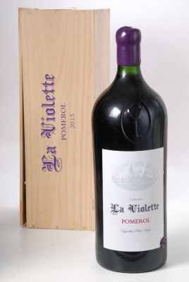 Chateau La Violette 2015 Pomerol 1 x 6L Bt OWC In Bond
